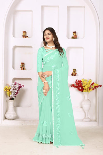 Ethnic Motifs Zari Woven Design Banarasi Saree